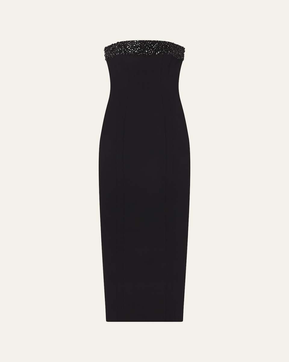 Elizabeth Embellished Strapless Gown